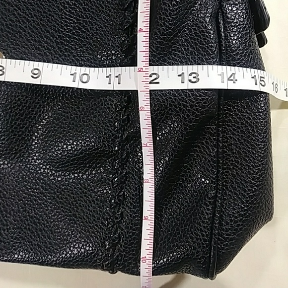 Vegan Pebbled Leather Satchel by Nine West - Picture 6 of 6